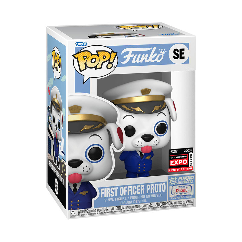 Funko Pop! Originals: First Officer Proto 2024 Limited Edition Entertainment Expo Shared Exclusive -