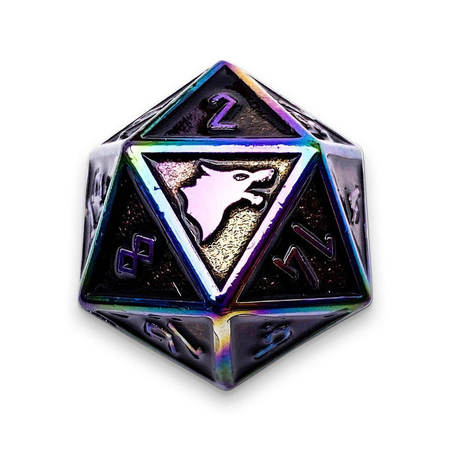 Fallen Star - Norse Themed Metal D20 -