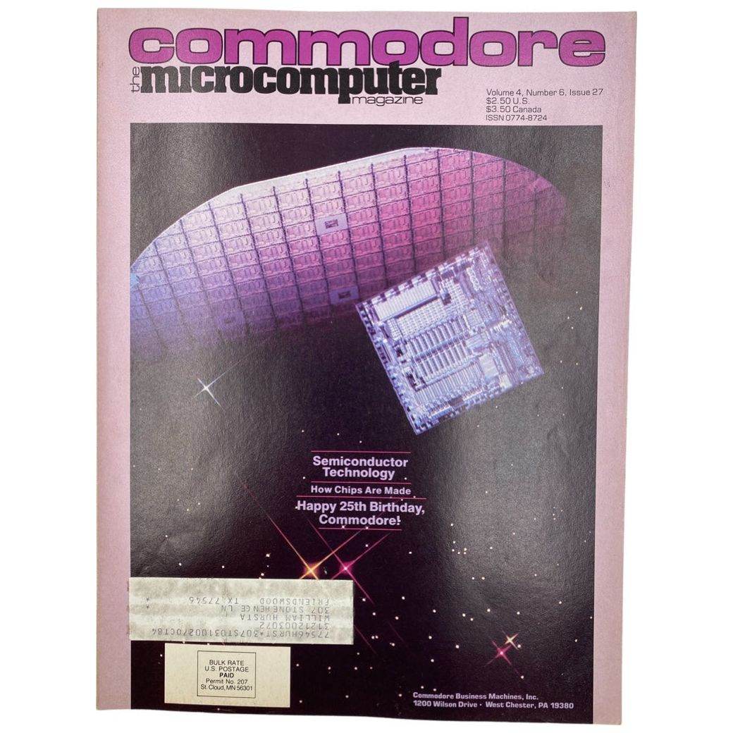 Commodore Microcomputer Magazine Volume 4, Number 6 Issue 27 -
