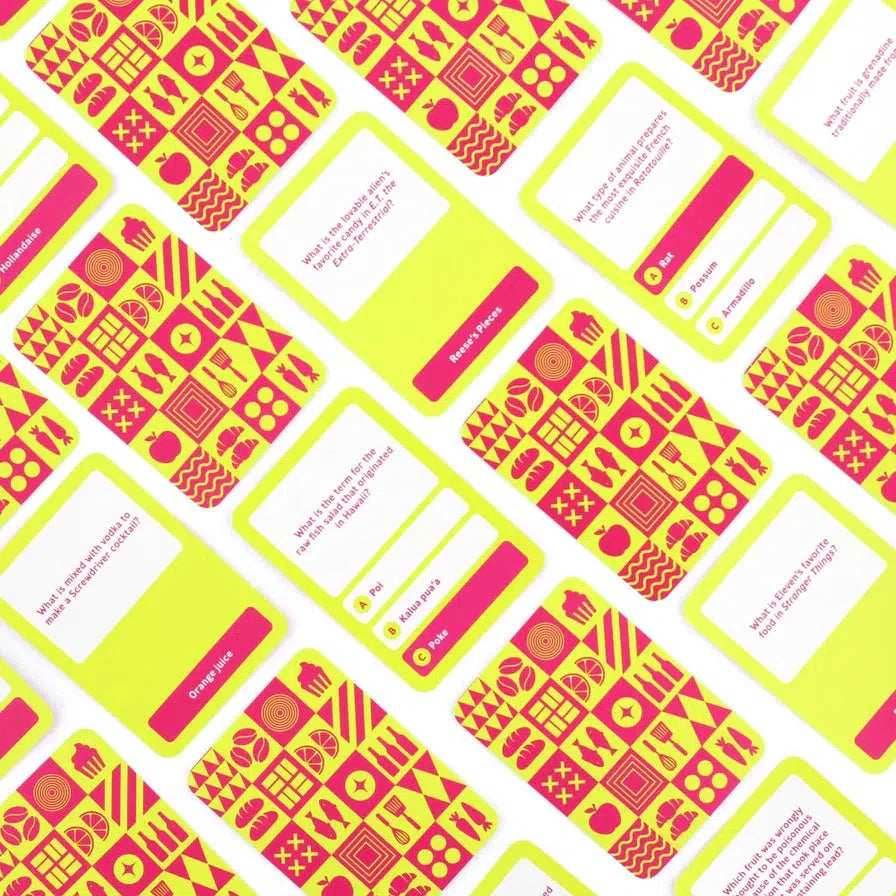 Food & Drink Trivia Card Game Ginger Fox -