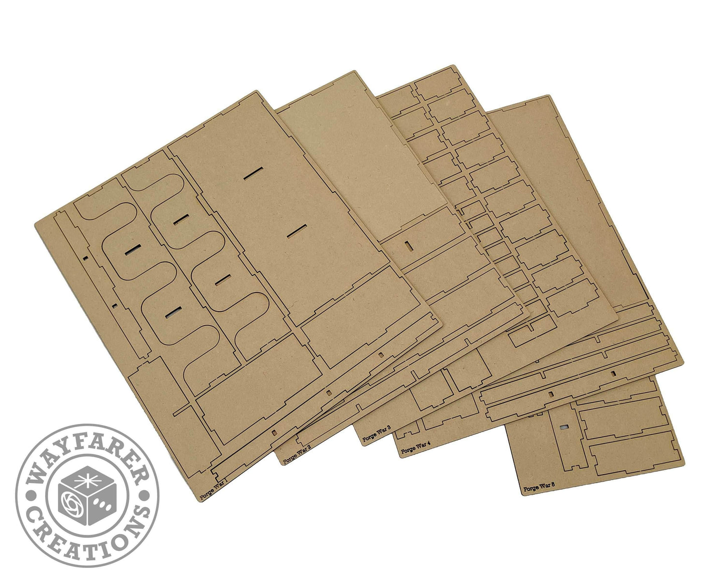 Forge War Board Game Organizer Insert -