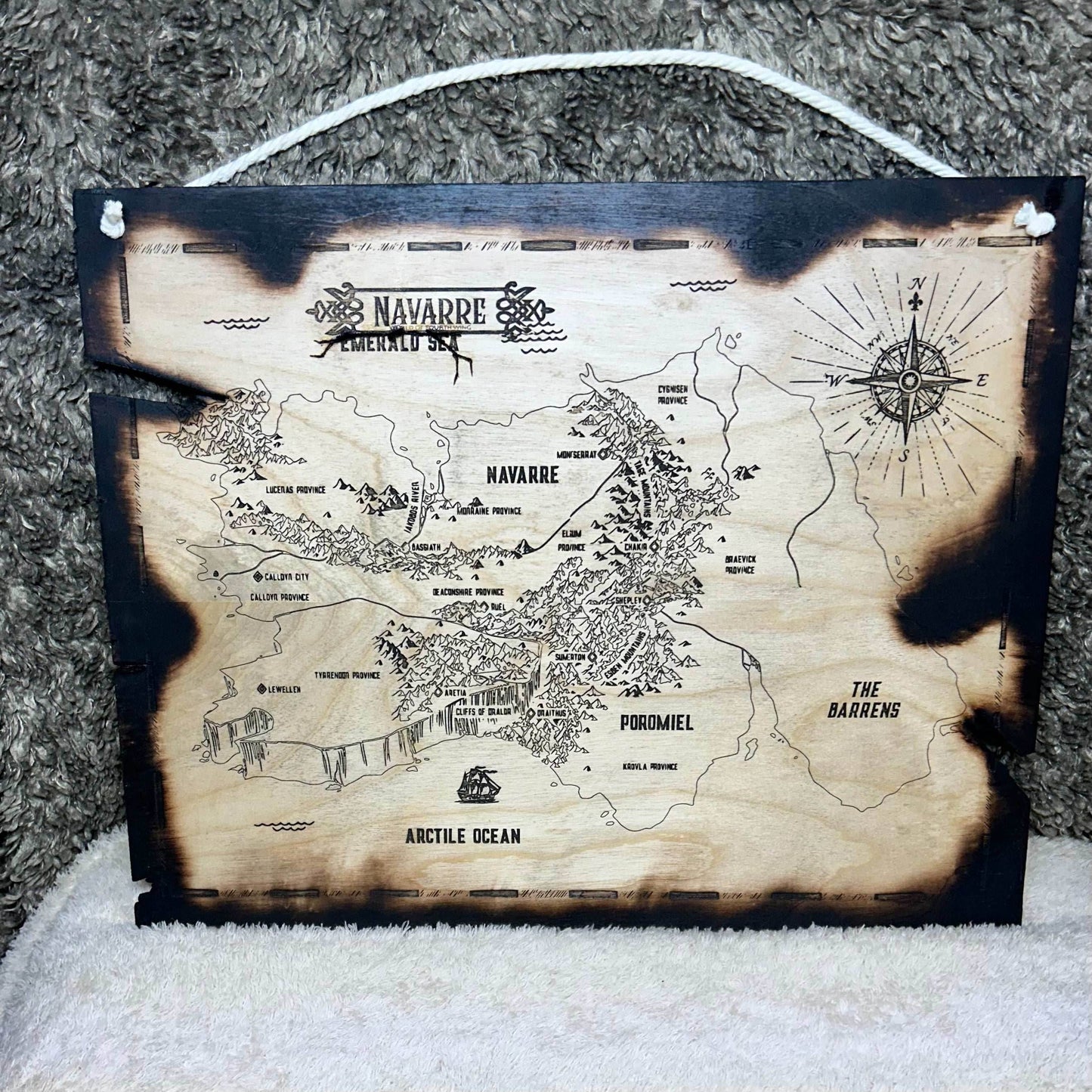 Fourth Wing Map - Medium