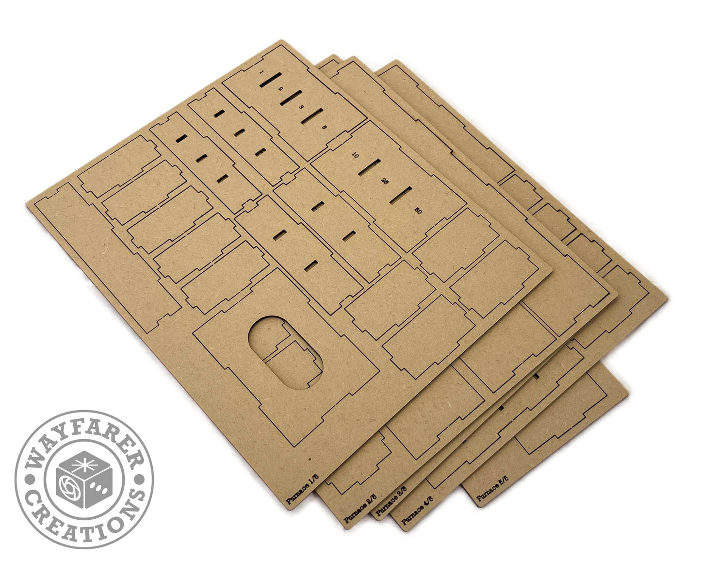 Furnace Board Game Organizer Insert -