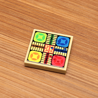Parcheesi - Custom Printed 2x2 Tile -