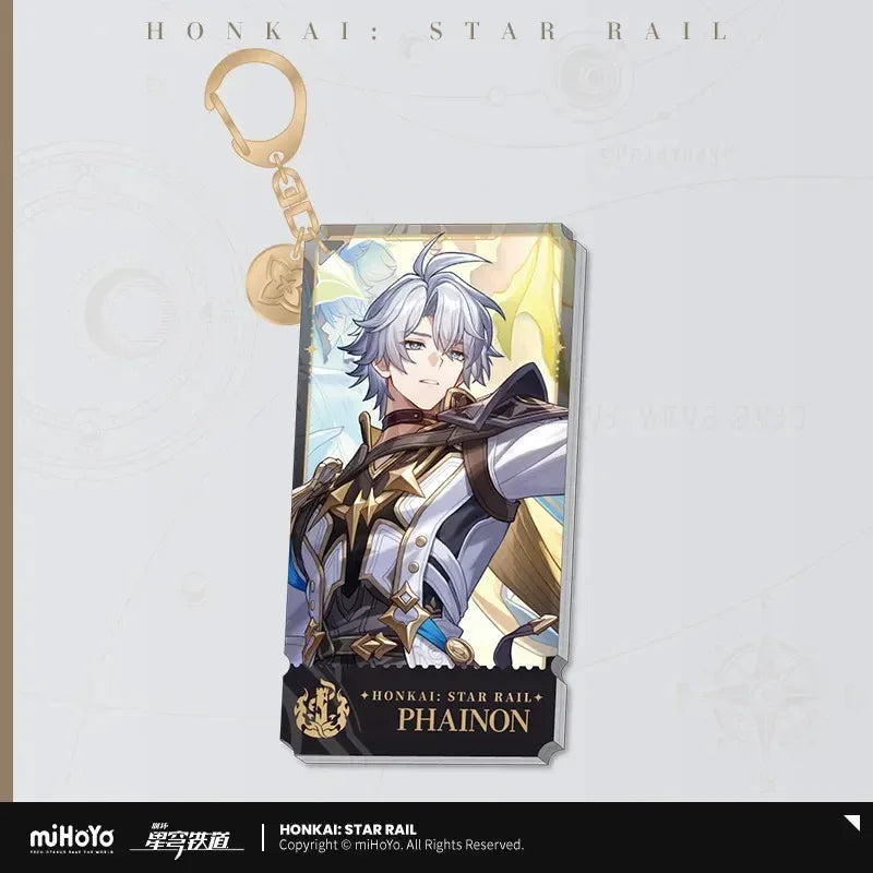 The Destruction Character Warp Artwork Acrylic Keychain Honkai: Star Rail