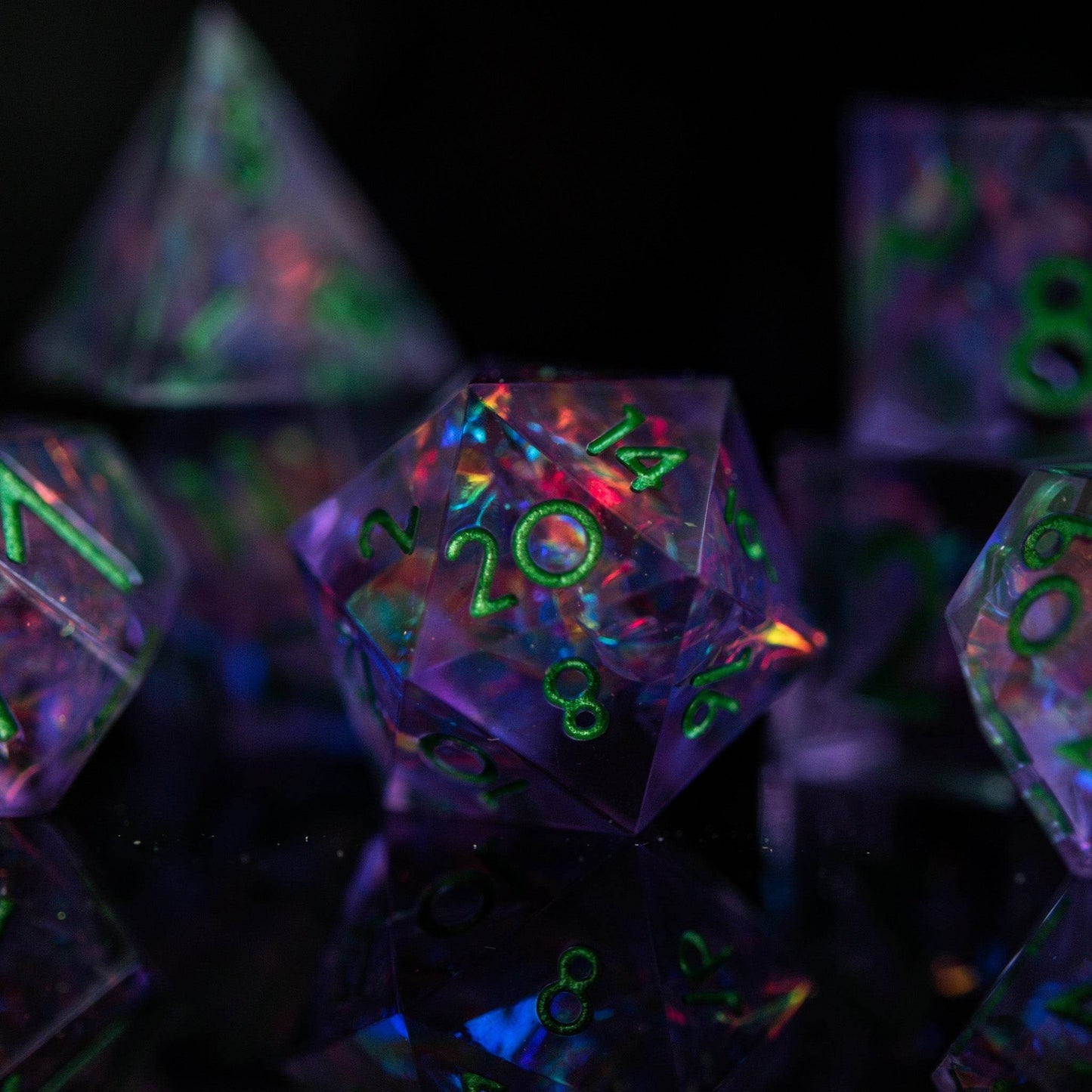 Galactic Shatter Sharp-Edged Resin Dice Set 'PRE-ORDER | SPRING EVENT DEAL' -