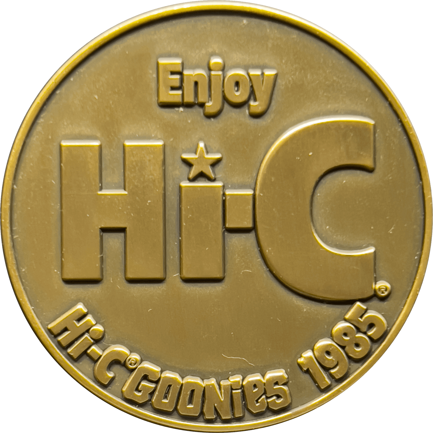 GL15-007 Goonies Doubloon Hi-C Challenge Coin One Eyed Willie pirate Treasure Replica Prop -