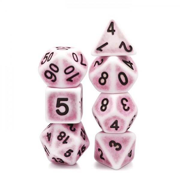 Pink Ancient RPG Dice Set -