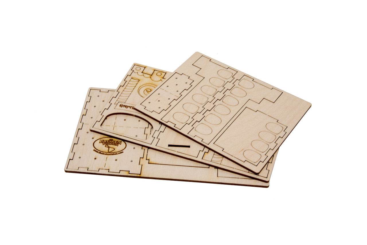 Holiday Dice Tower - Gingerbread -