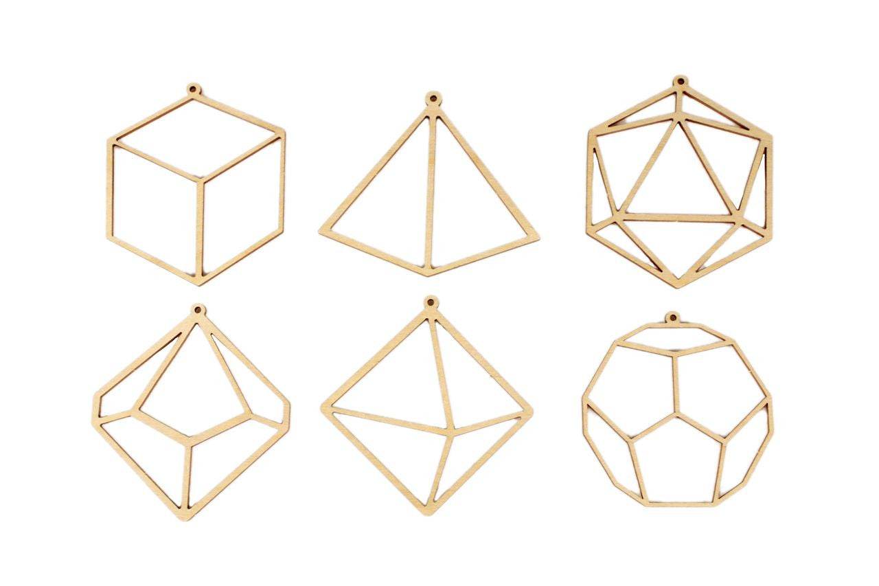 Holiday Ornaments - Dice (6) -