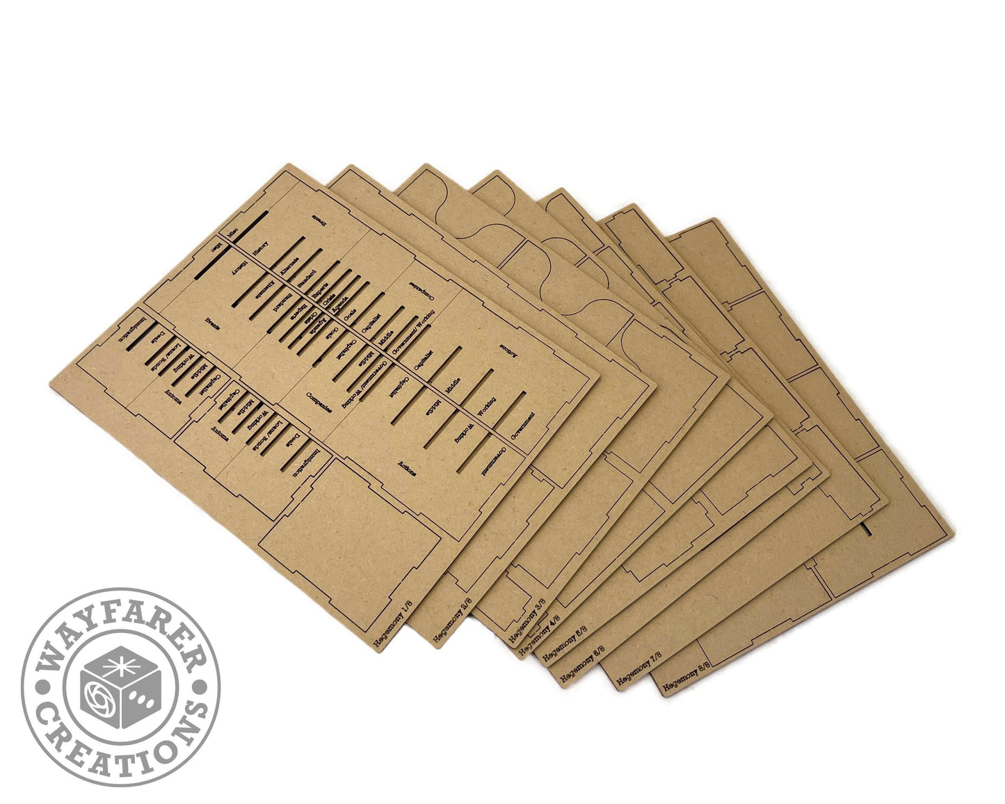 Hegemony Board Game Organizer Insert -