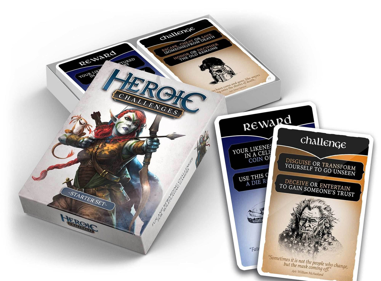 Heroic Challenges Starter Set box -
