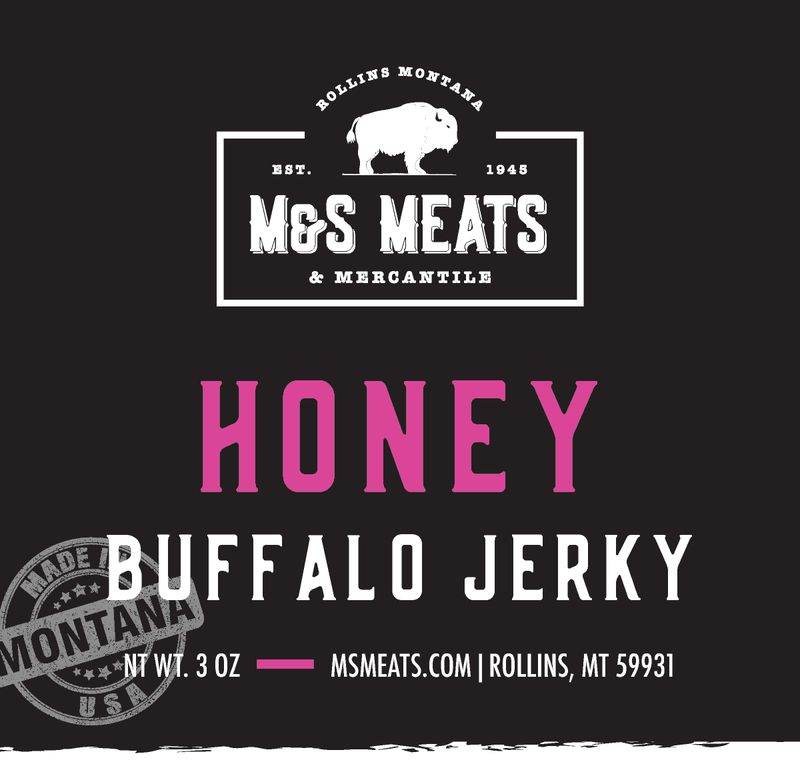 Honey Buffalo Jerky - 1/4 lb (4 oz)