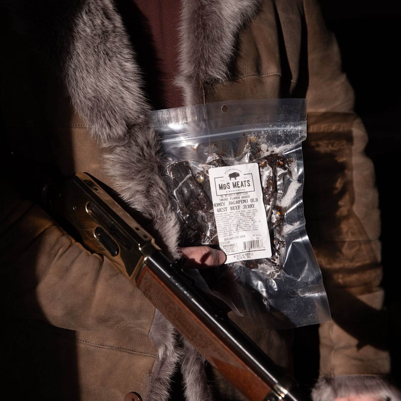 Honey Jalapeno Old West Beef Jerky - 1/4 lb. (4 oz)