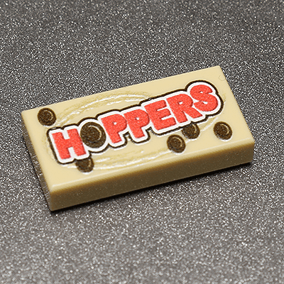 Hoppers - B3 Customs® Printed 1x2 Tile -