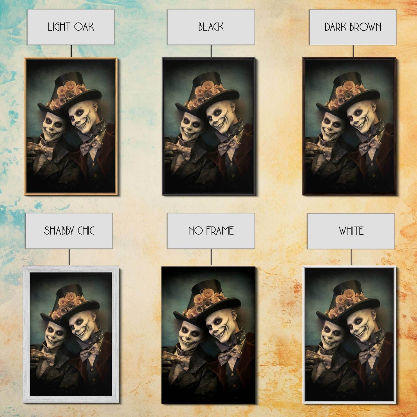 Dark Fantasy, Goth Wall Art, Gothic Wall Decor, Spooky Art, Creepy Wall Art, Canvas Print, Wall Art, Vertical Print, Home Decor, Room Decor - 8x12 Inches / Gallery Wrap Canvas - Ready To Hang