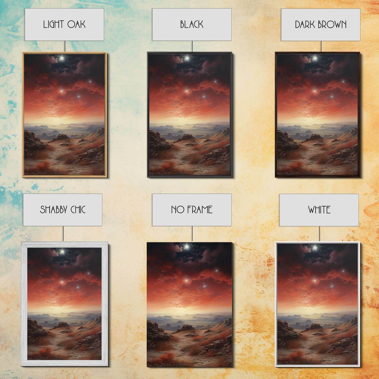 Sci Fi Wall Art, Fantasy Artwork, Space Wall Art, Tiny House Decor, Canvas Print, Wall Art, Vertical Art, Moving Gift, Game Room Decor - 8x12 Inches / Gallery Wrap Canvas - Ready To Hang