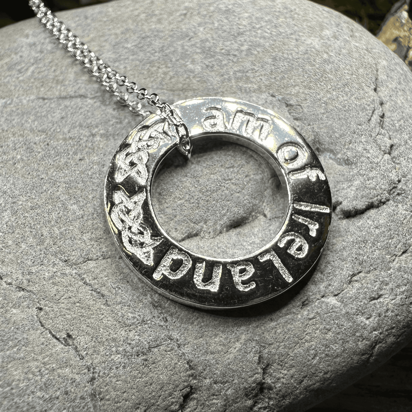 I Am Of Ireland Gaelic Necklace - 18