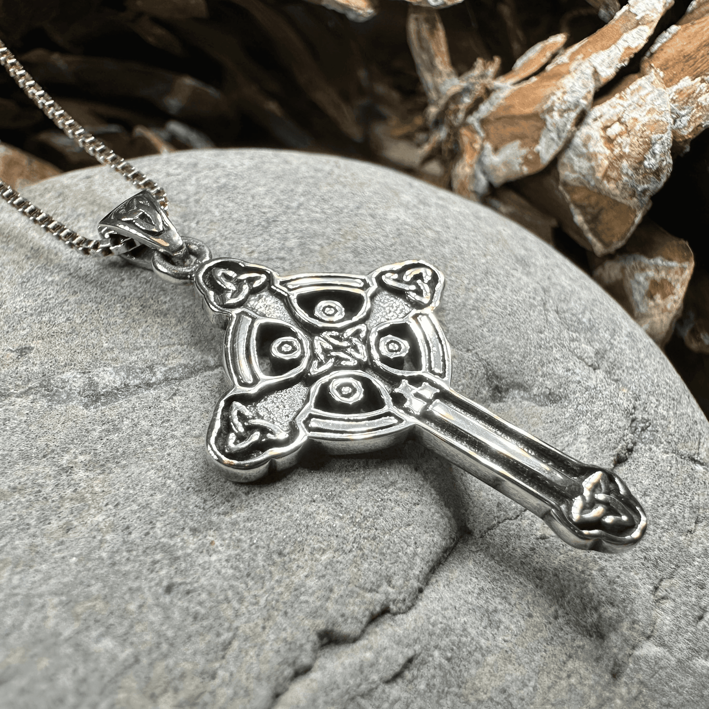 Chay Celtic Cross Necklace -