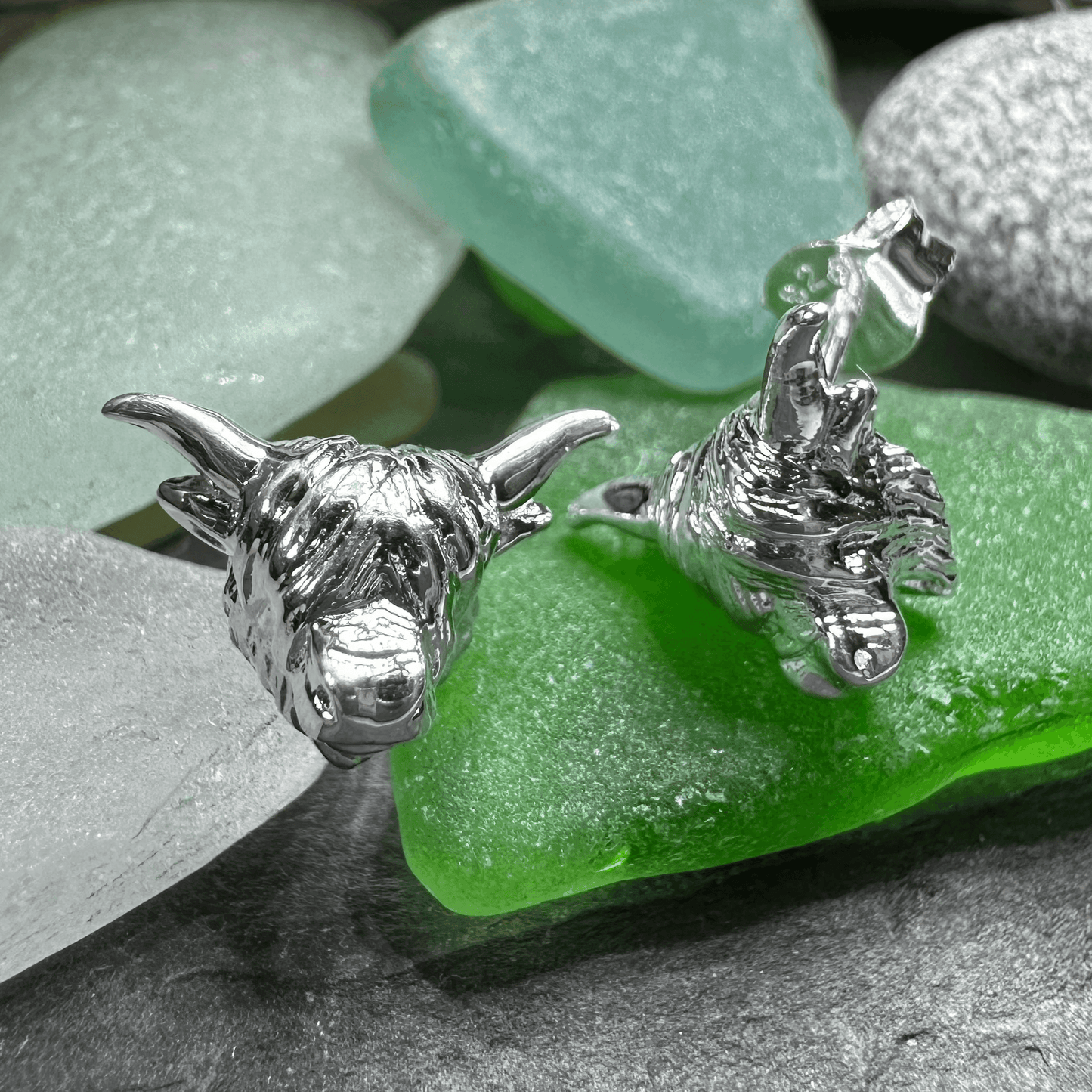 Wee Coo Highland Cow Earrings -