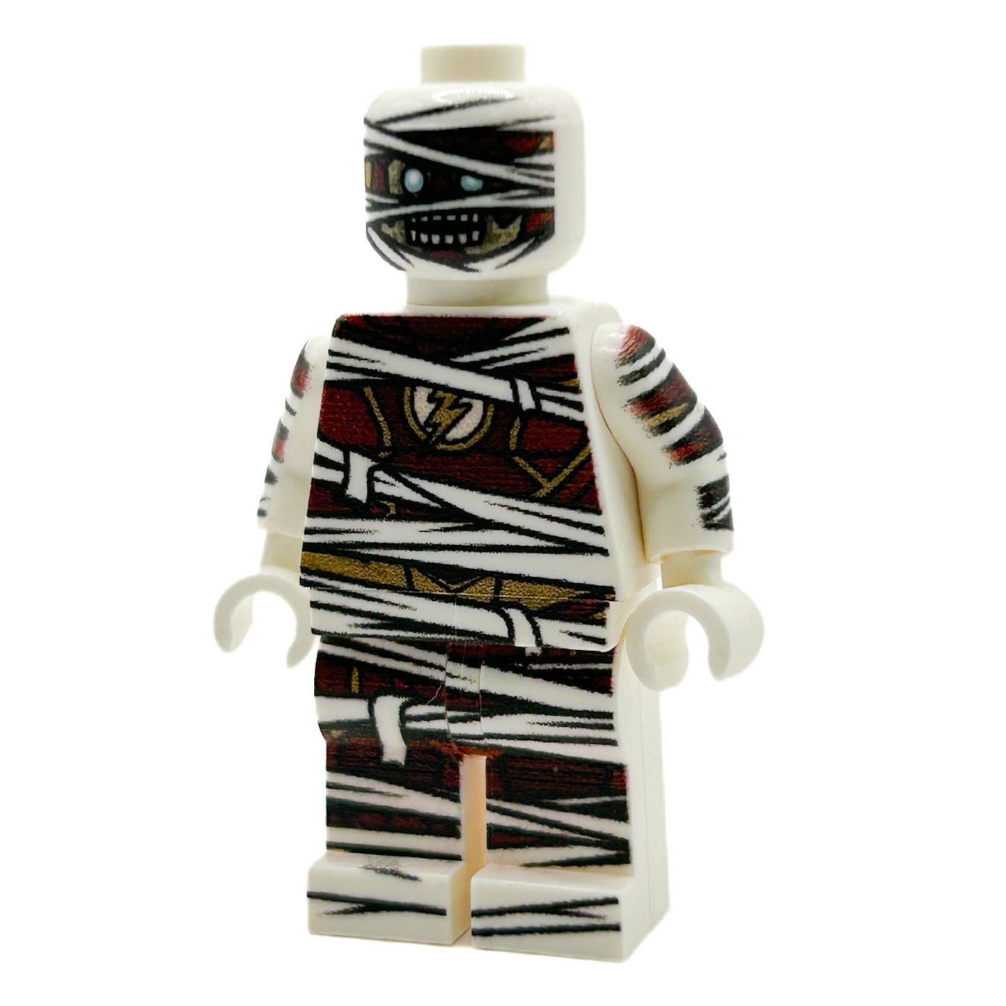 RED SPEEDSTER as Mummy Minifig made using LEGO parts -