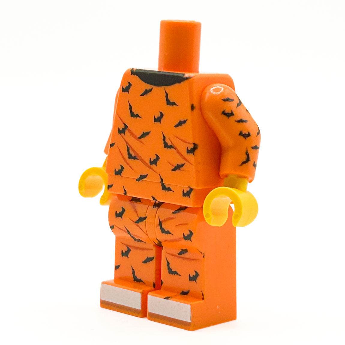 Halloween Bat PJs Minifig Body - B3 Customs -