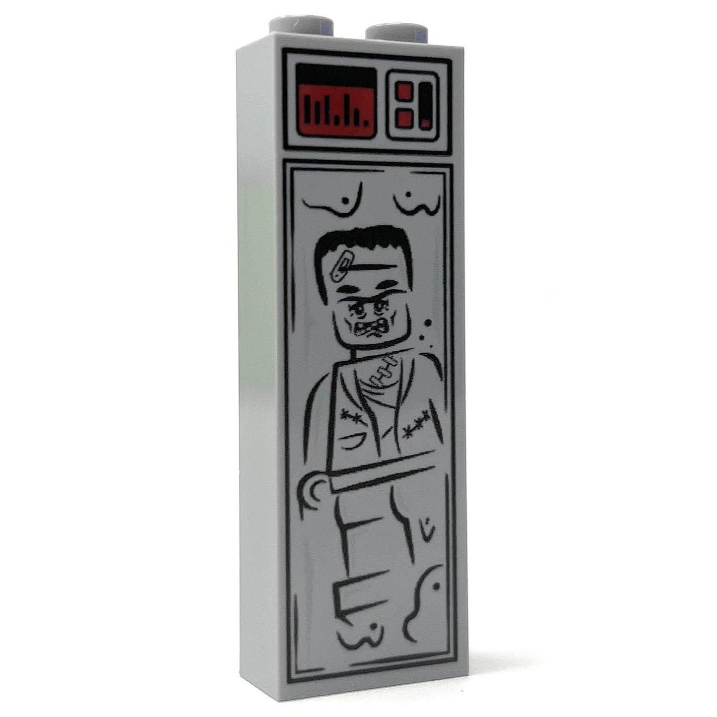 Frankenstein's Monster (Halloween) in Carbonite (1x2x5 Brick) - B3 Customs -