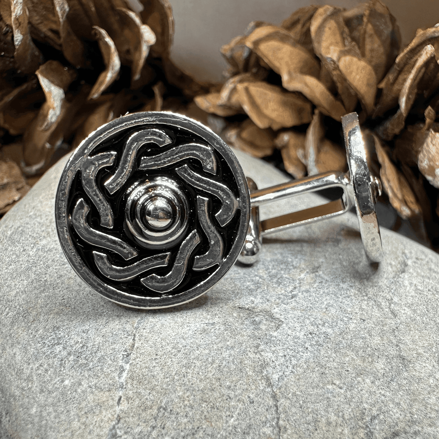 Celtic Shield Cuff Links -