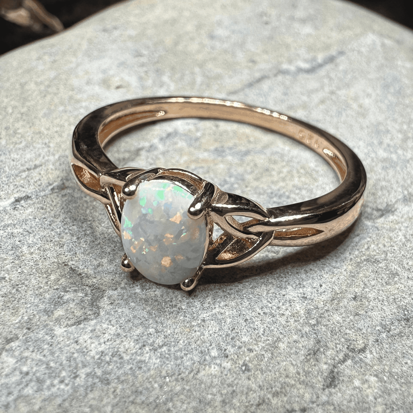 Scottish Mist Celtic Ring - 4 / Sterling Silver