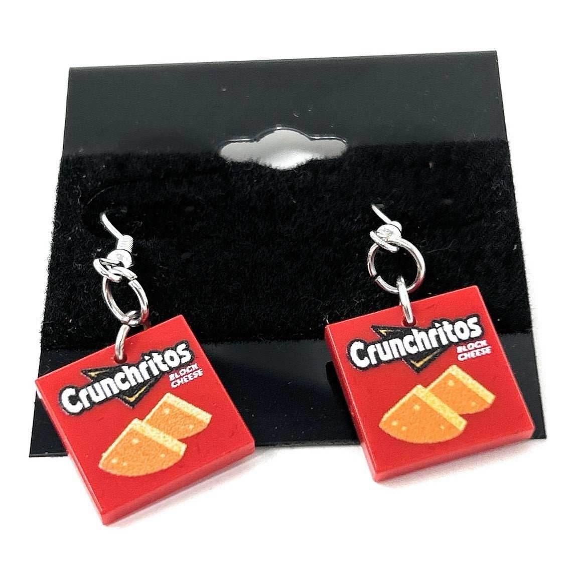 Crunchitos Earrings made from LEGO parts - B3 Customs -