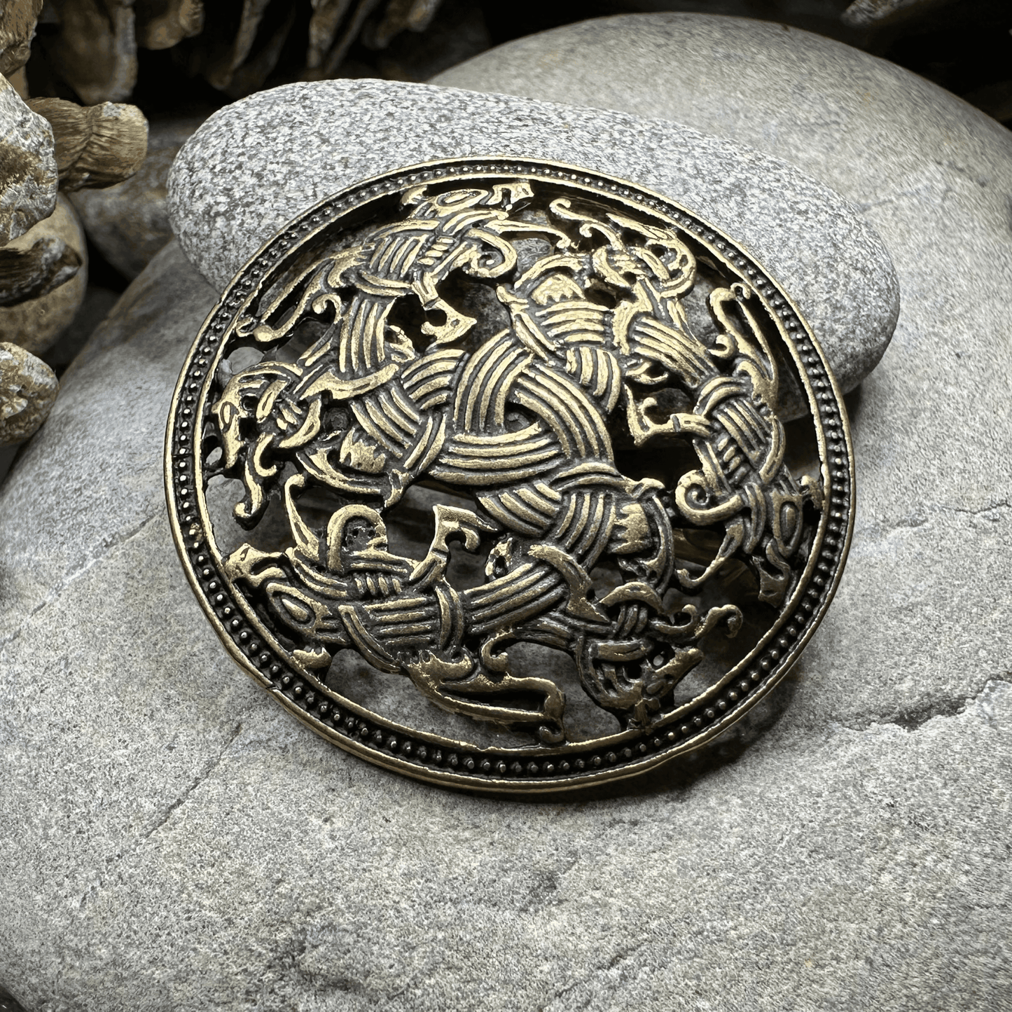 Ringerike Viking Brooch -