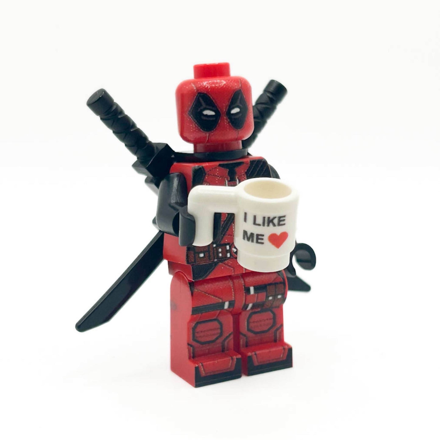 I Like ME Heart Mug (from Deadpool 3) for Minifigs - B3 Customs -