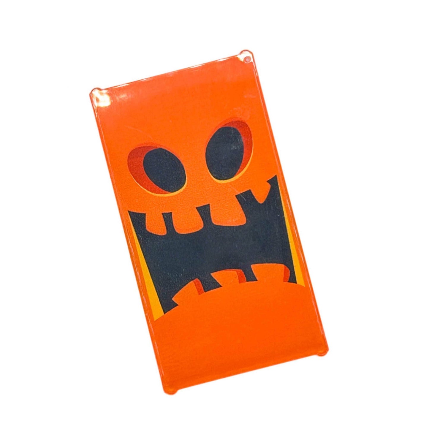 Pumpking Jack O' Lantern Halloween Decorated Custom LEGO 4x6 Glass Window - B3 Customs -