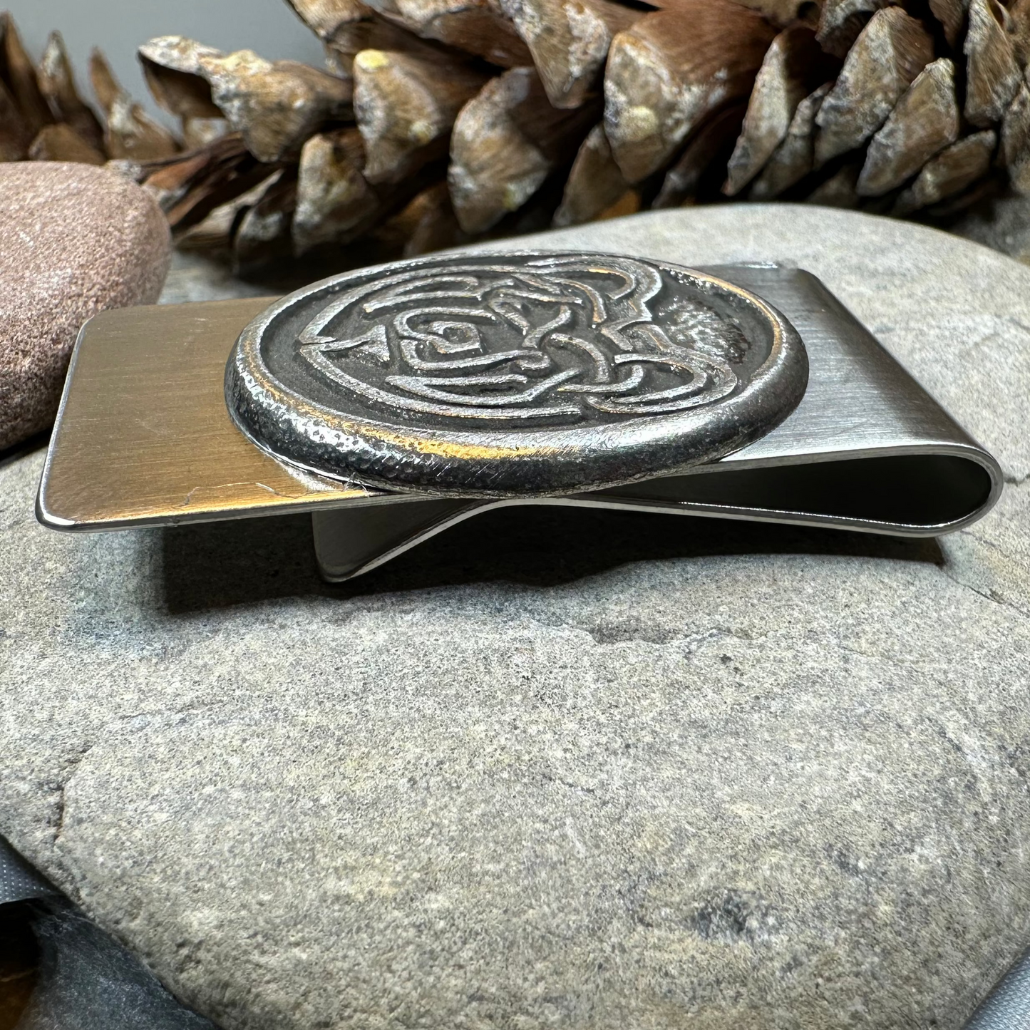 Celtic Bear Money Clip