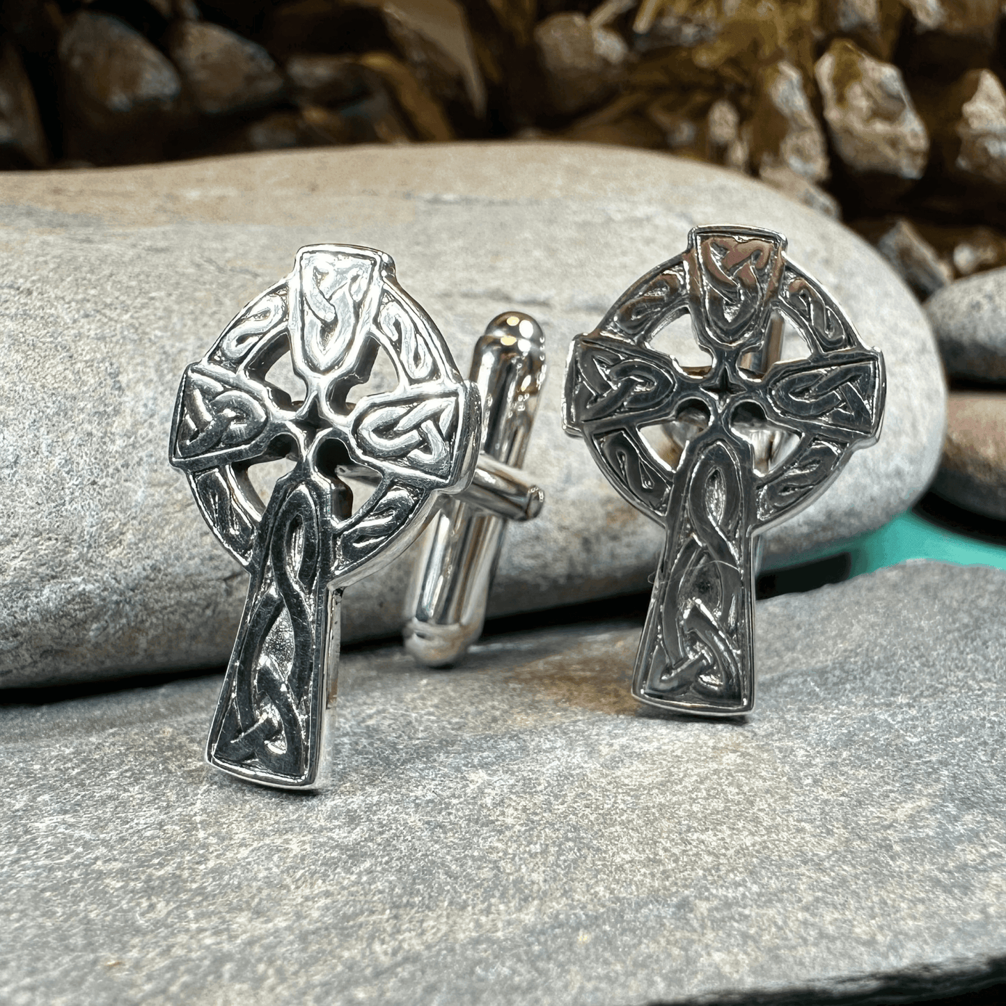 Celtic Cross Cuff Links -