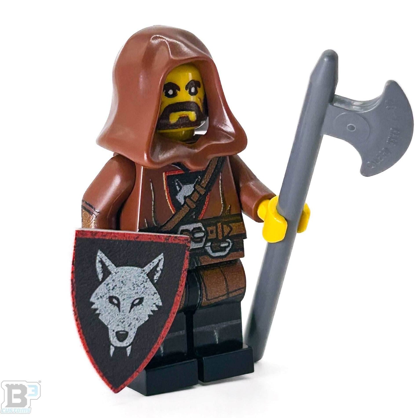 Wolfpack Woodsman Custom Minifig made using LEGO parts -