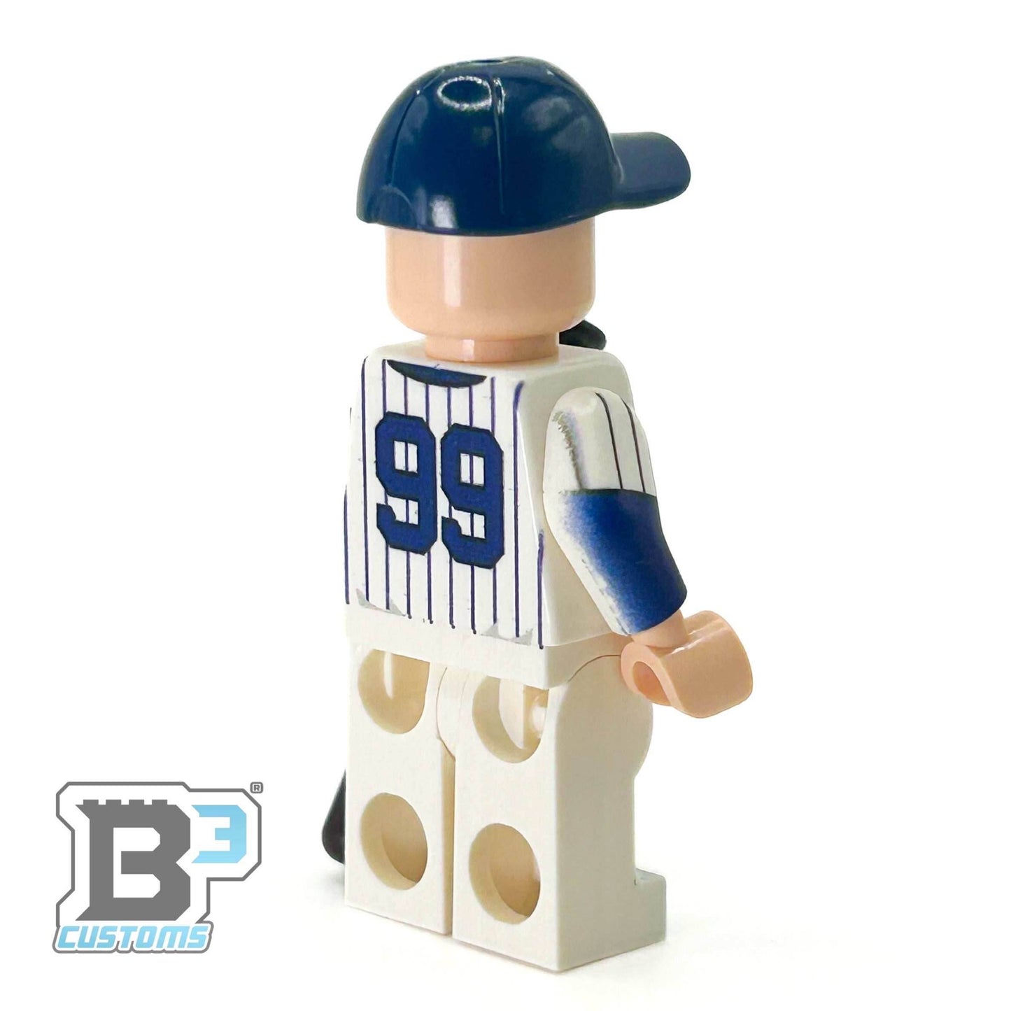 #99 Judge NY Baseball Player Minifig - B3 Customs -