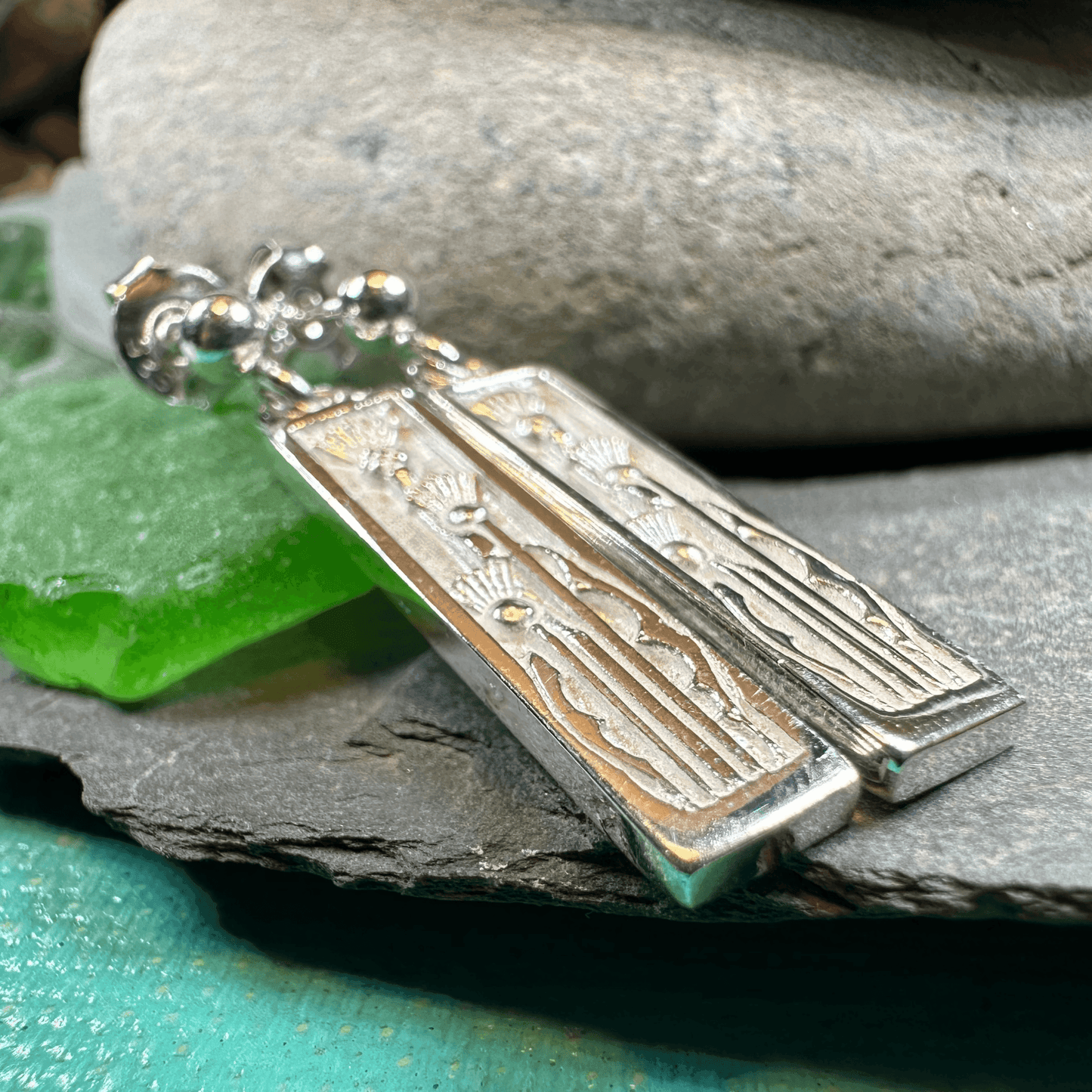 Ella Triple Thistle Earrings -