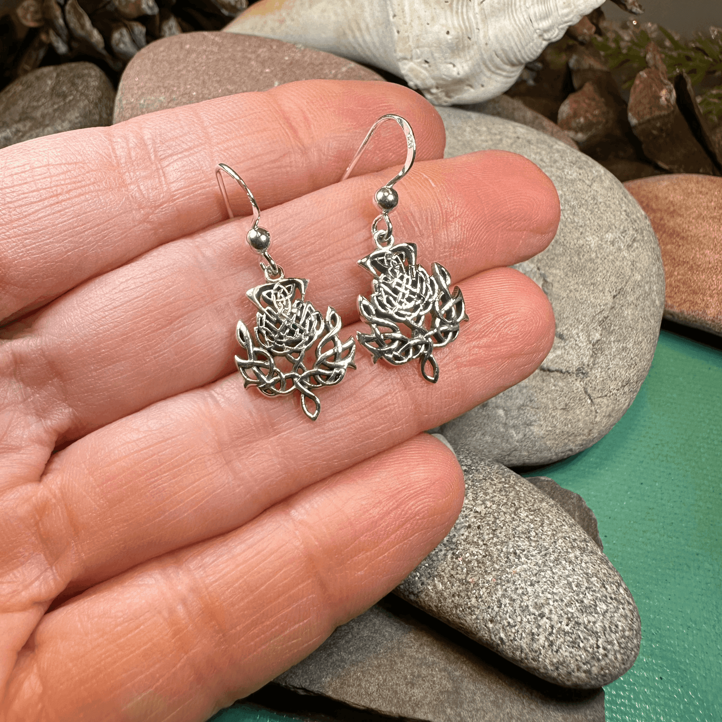 Eildon Thistle Earrings -
