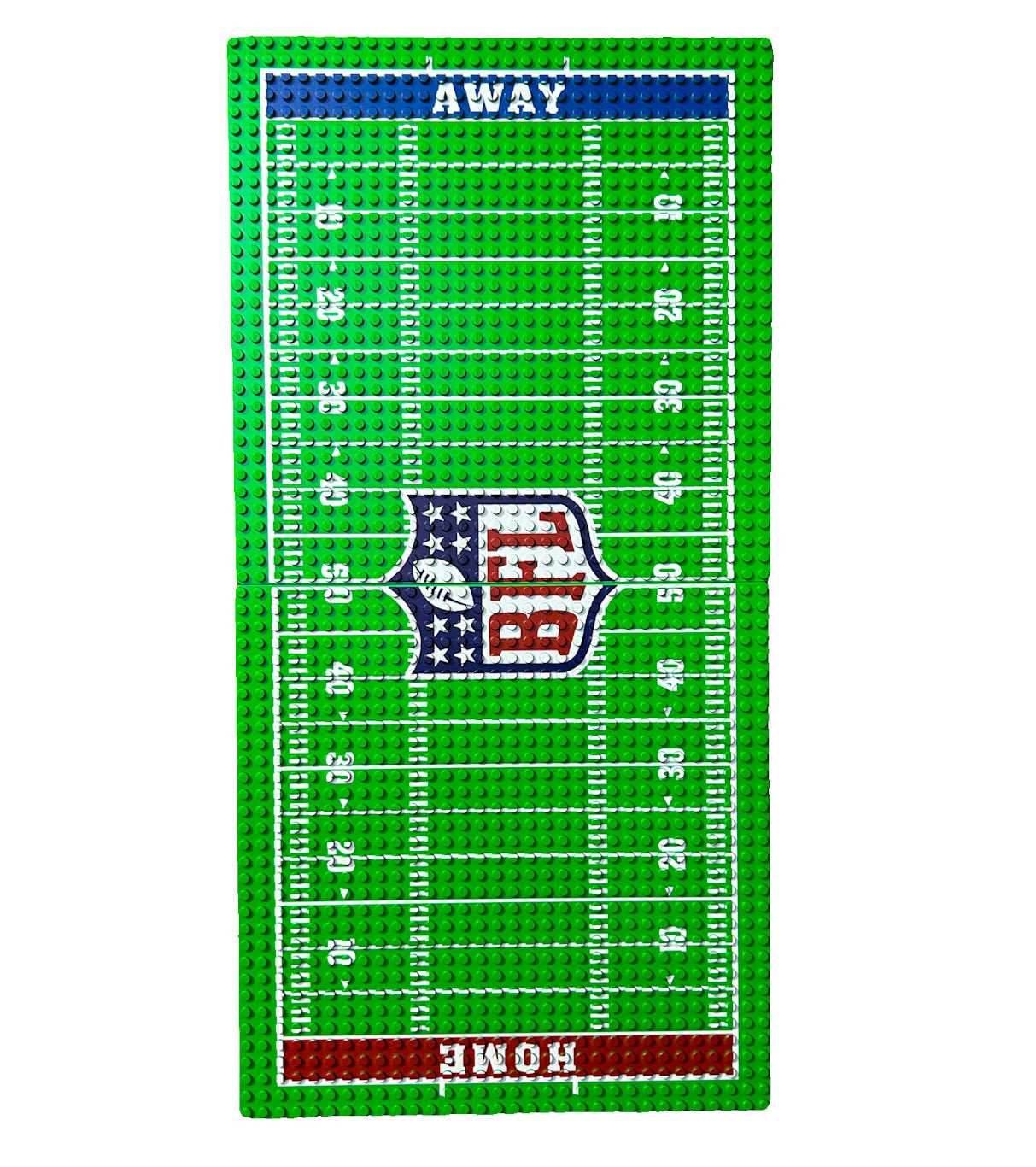 Custom Football Field made with LEGO parts - B3 Customs -