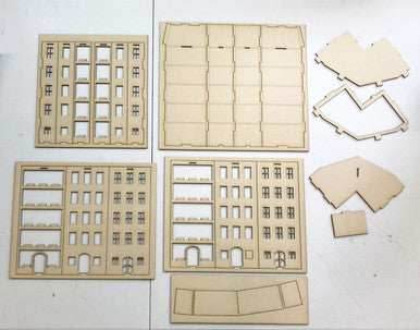 28mm Corner Building - 28MMDF525 -