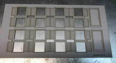 Extra Doors and Windows with Shutters - 28MMDF559 -