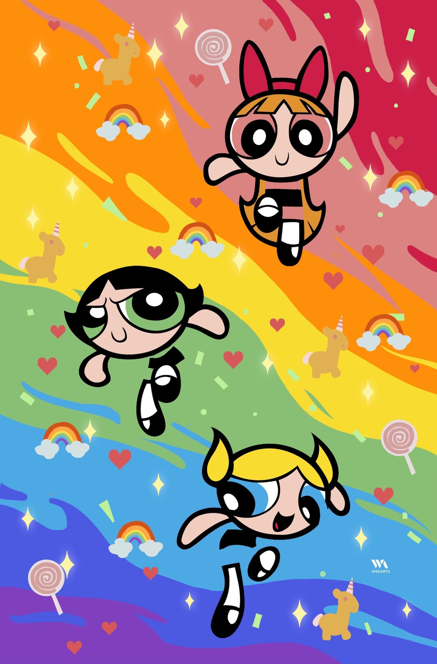 The Powerpuff Girls #1 - Winter Snowdown Showdown | Huy Dinh MEGACON Variant | Rabbit Exclusive