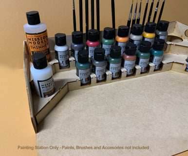 Painting Station - for 1oz Mission Models Premium Hobby Paints -