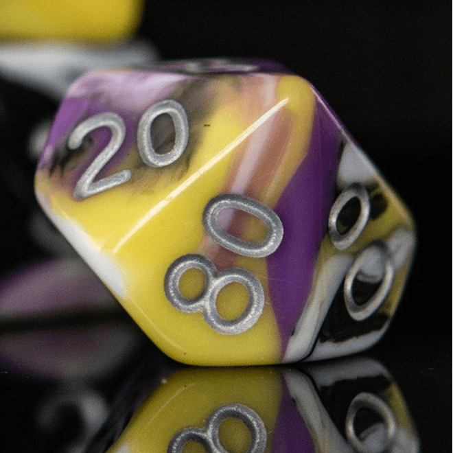 Illusion Acrylic Dice Set -