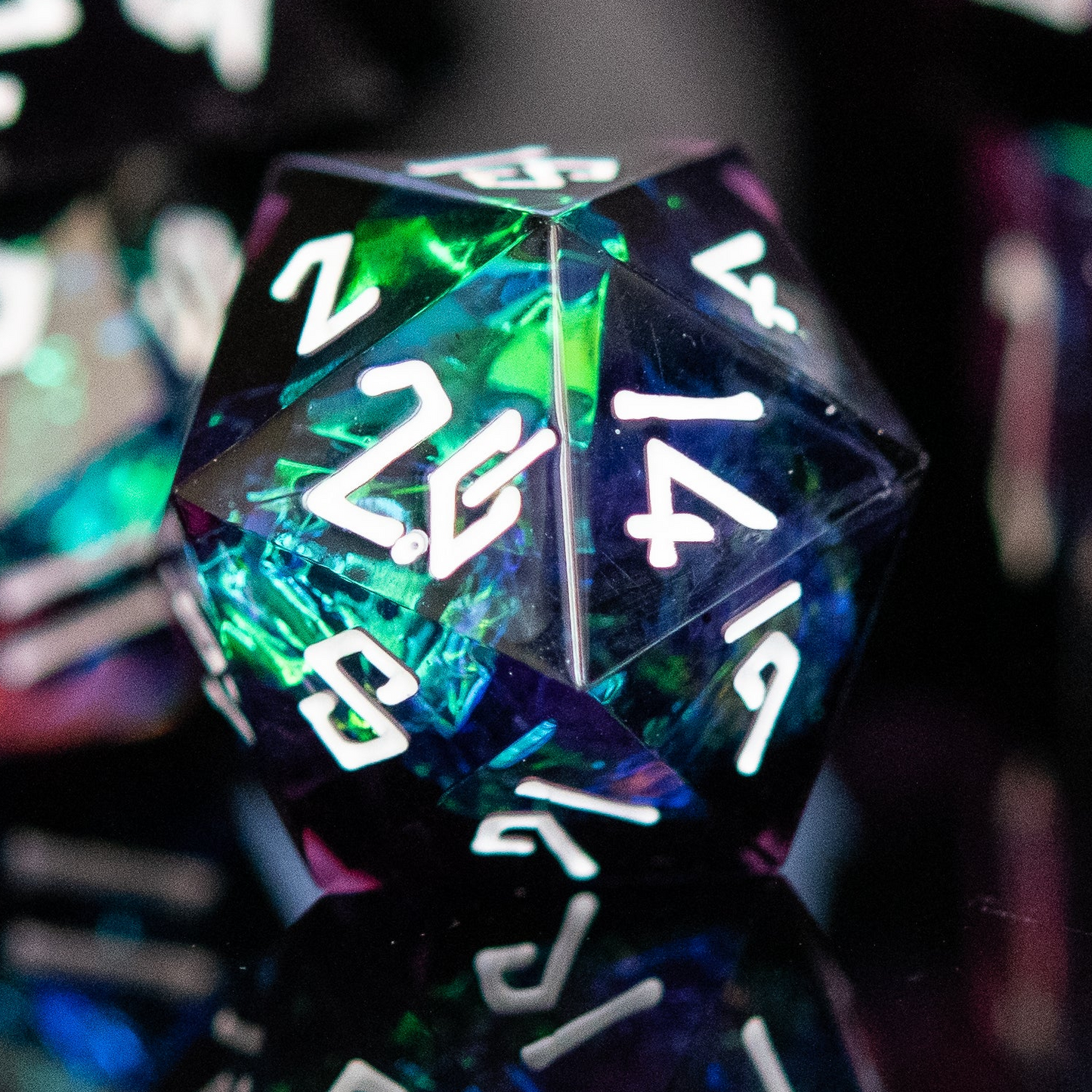 Incantation Sharp-Edged Resin Dice Set