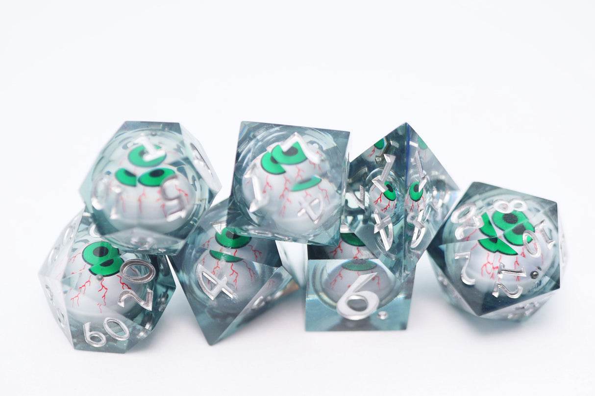 Sharp Edge Moving Eye RPG Dice Set - Inkshot -