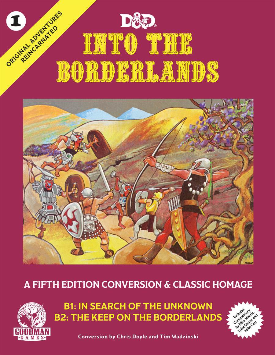 GMG Original Adventures Reincarnated #1: Into the Borderlands (5E Adventure, Hardback) -