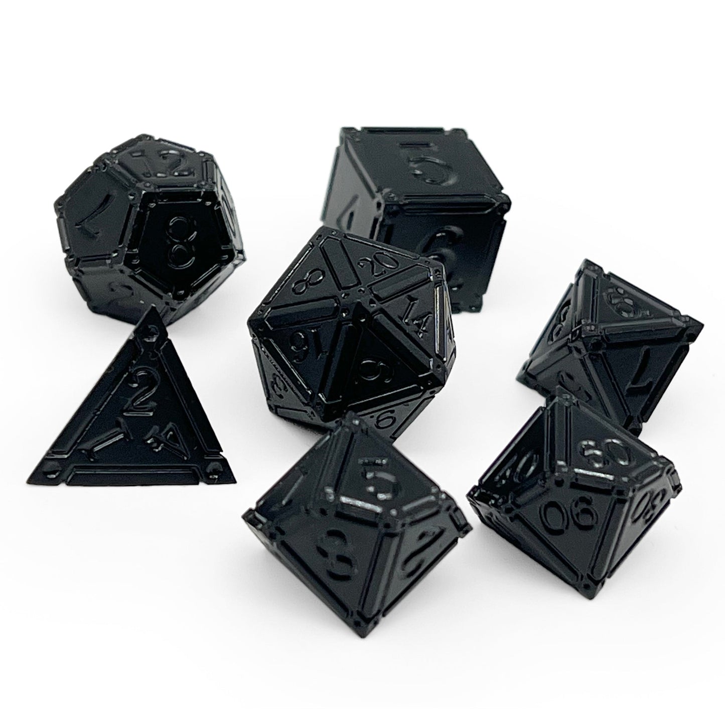 Ironworks - Animate Dead 7 Piece RPG set Alloy Metal Dice