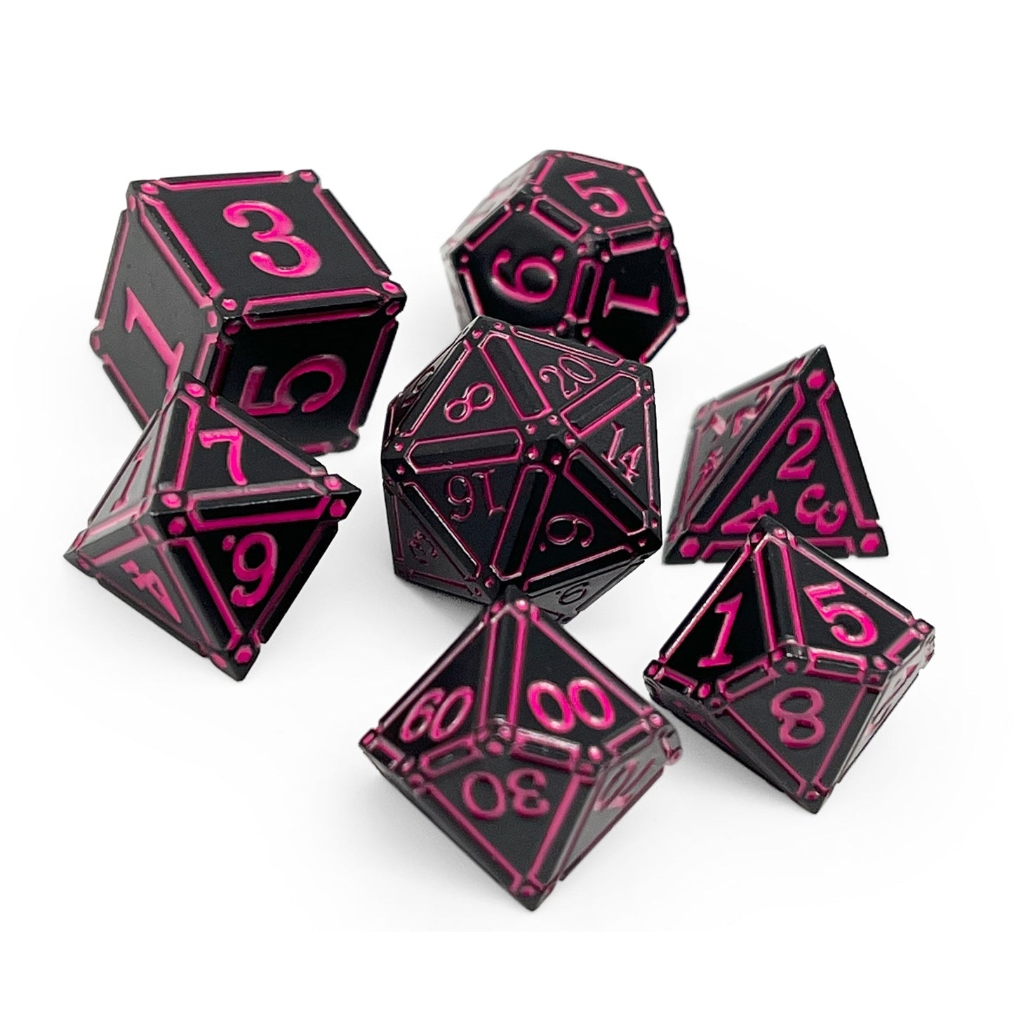 Ironworks - Arcane Eye 7 Piece RPG set Alloy Metal Dice